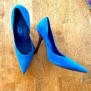 Guess Blue Suede Stiletto